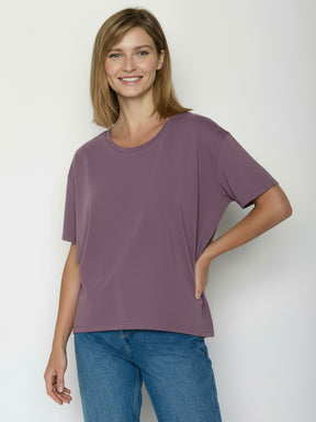 Moorberry: Lässiges T-Shirt aus Bio-Baumwoll-Mix für Damen [24970]