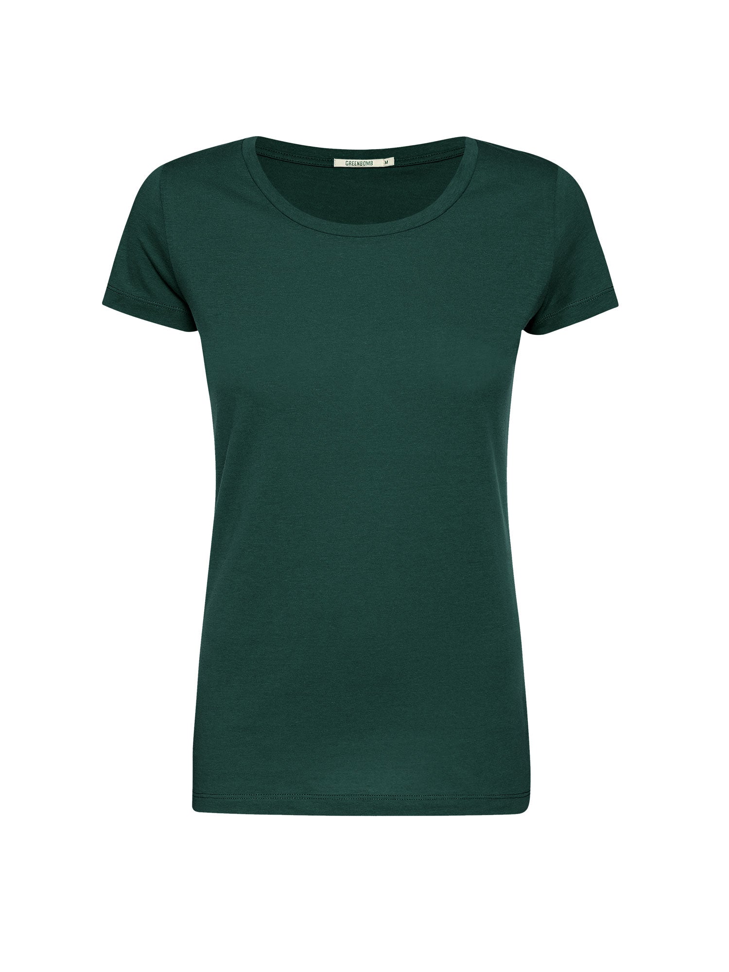 Petrol Green: Sportliches T-Shirt aus Bio-Baumwolle für Damen [25004]