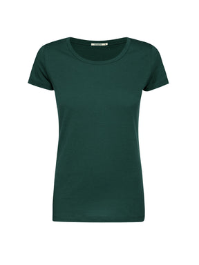 Petrol Green: Sportliches T-Shirt aus Bio-Baumwolle für Damen [25004]
