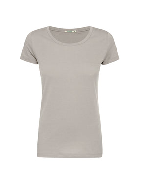Sandstone: Sportliches T-Shirt aus Bio-Baumwolle für Damen [25009]