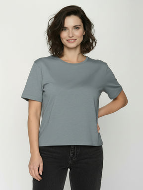 Fogstone: Kastiges T-Shirt aus Bio-Baumwolle für Damen [25035]