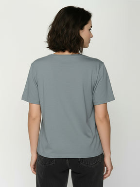 Fogstone: Kastiges T-Shirt aus Bio-Baumwolle für Damen [25038]
