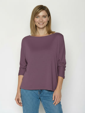 Moorberry: Gemütliches Longsleeve aus Viskose (LENZING™ ECOVERO™) Mix für Damen [25065]