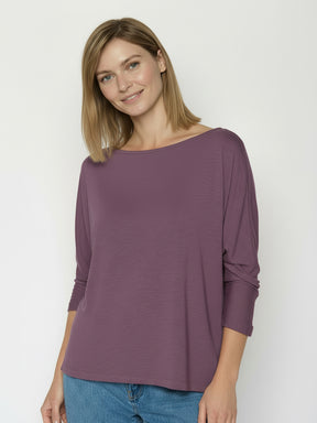 Moorberry: Gemütliches Longsleeve aus Viskose (LENZING™ ECOVERO™) Mix für Damen [25066]