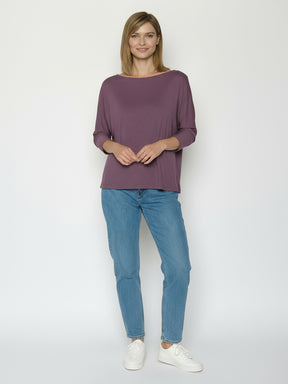 Moorberry: Gemütliches Longsleeve aus Viskose (LENZING™ ECOVERO™) Mix für Damen [25067]