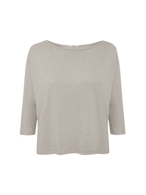 Sandstone: Gemütliches Longsleeve aus Viskose (LENZING™ ECOVERO™) Mix für Damen [25079]