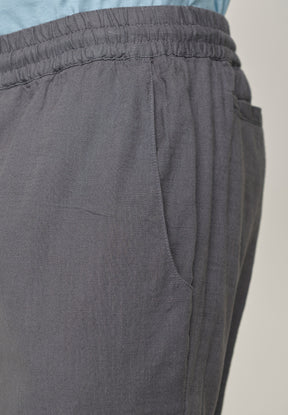 Storm Grey: Lässige Hose aus Bio-Baumwoll Mix für Herren [2291]