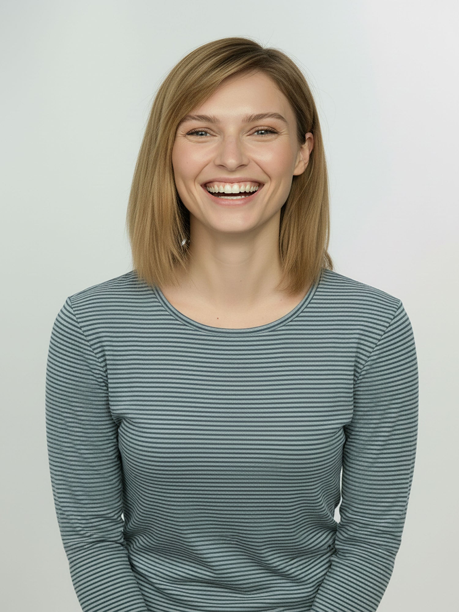 Fogstone Stripes: Sportliches Longsleeve aus Bio-Baumwolle für Damen [25101]