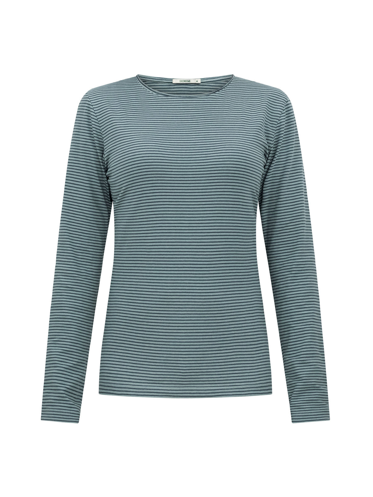 Fogstone Stripes: Sportliches Longsleeve aus Bio-Baumwolle für Damen [25104]