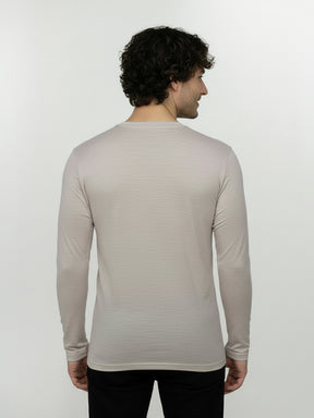 Sandstone: Funktionales Longsleeve aus Merino-Wolle für Herren [25133]