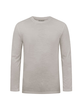 Sandstone: Funktionales Longsleeve aus Merino-Wolle für Herren [25134]