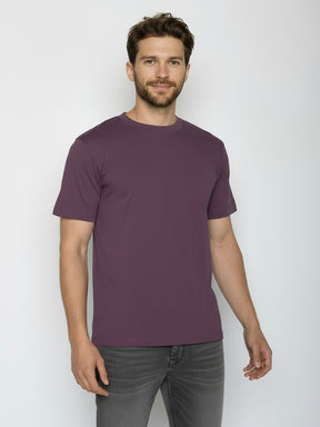 Berry Bark: Lässiges Oversize-T-Shirt aus Bio-Baumwolle für Herren [25135]