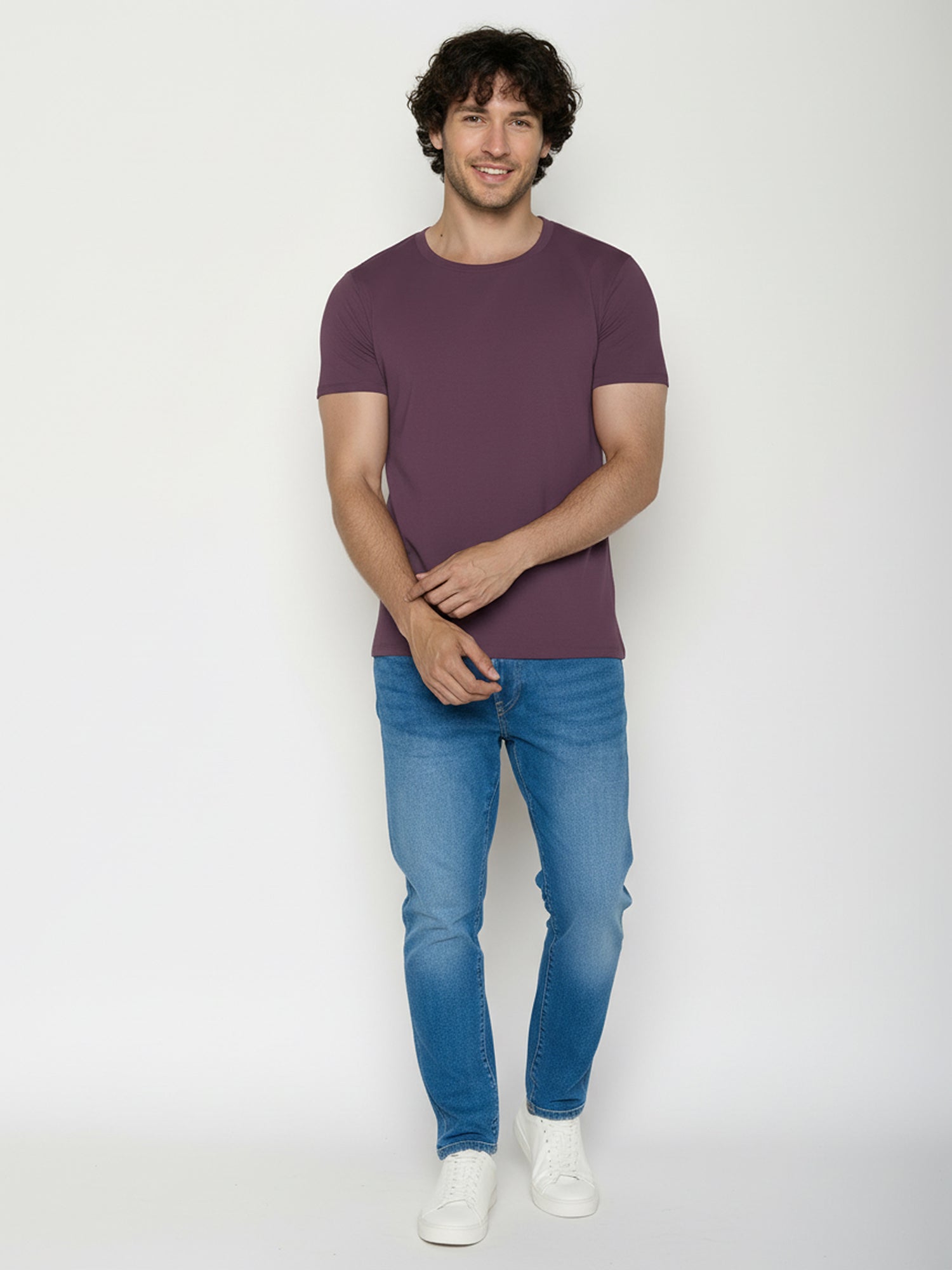 Berry Bark: Sportliches T-Shirt aus Bio-Baumwolle für Herren [25157]