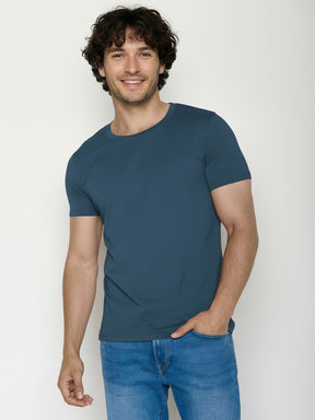 Blue Pine: Sportliches T-Shirt aus Bio-Baumwolle für Herren [25160]