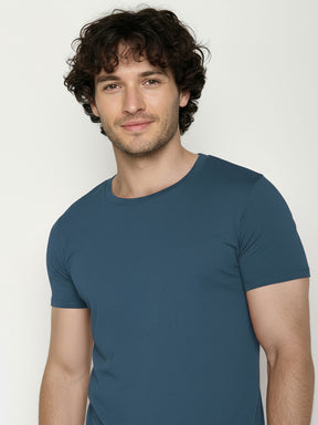 Blue Pine: Sportliches T-Shirt aus Bio-Baumwolle für Herren [25161]