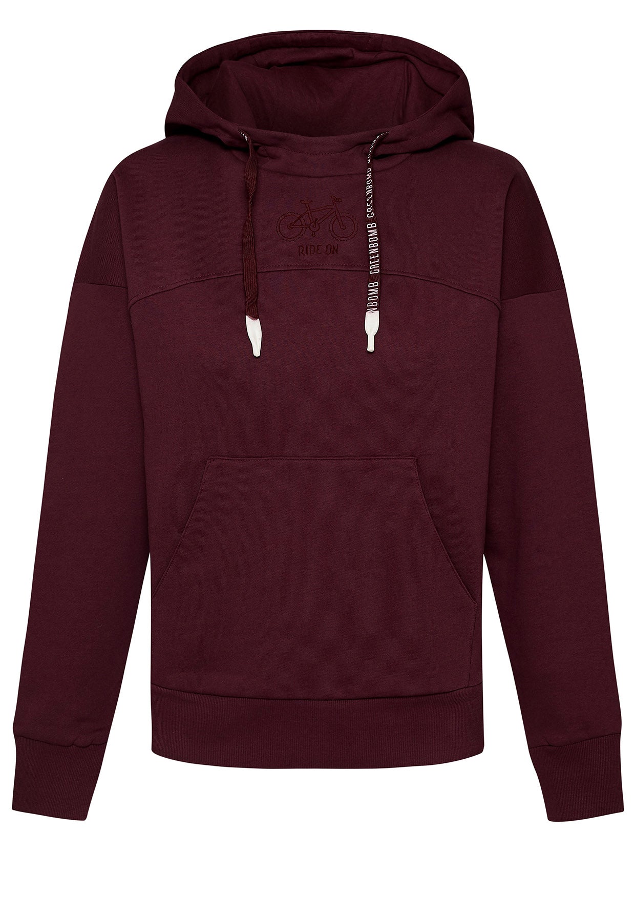 Grüner Lässiger Hoodie aus Bio-Baumwolle für Damen (12)