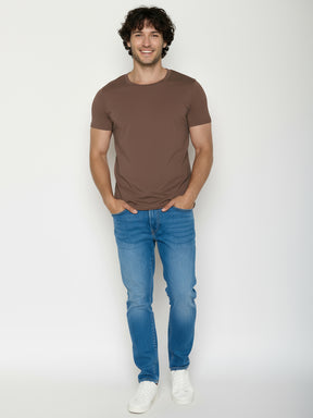 Earth Wood: Sportliches T-Shirt aus Bio-Baumwolle für Herren [25172]