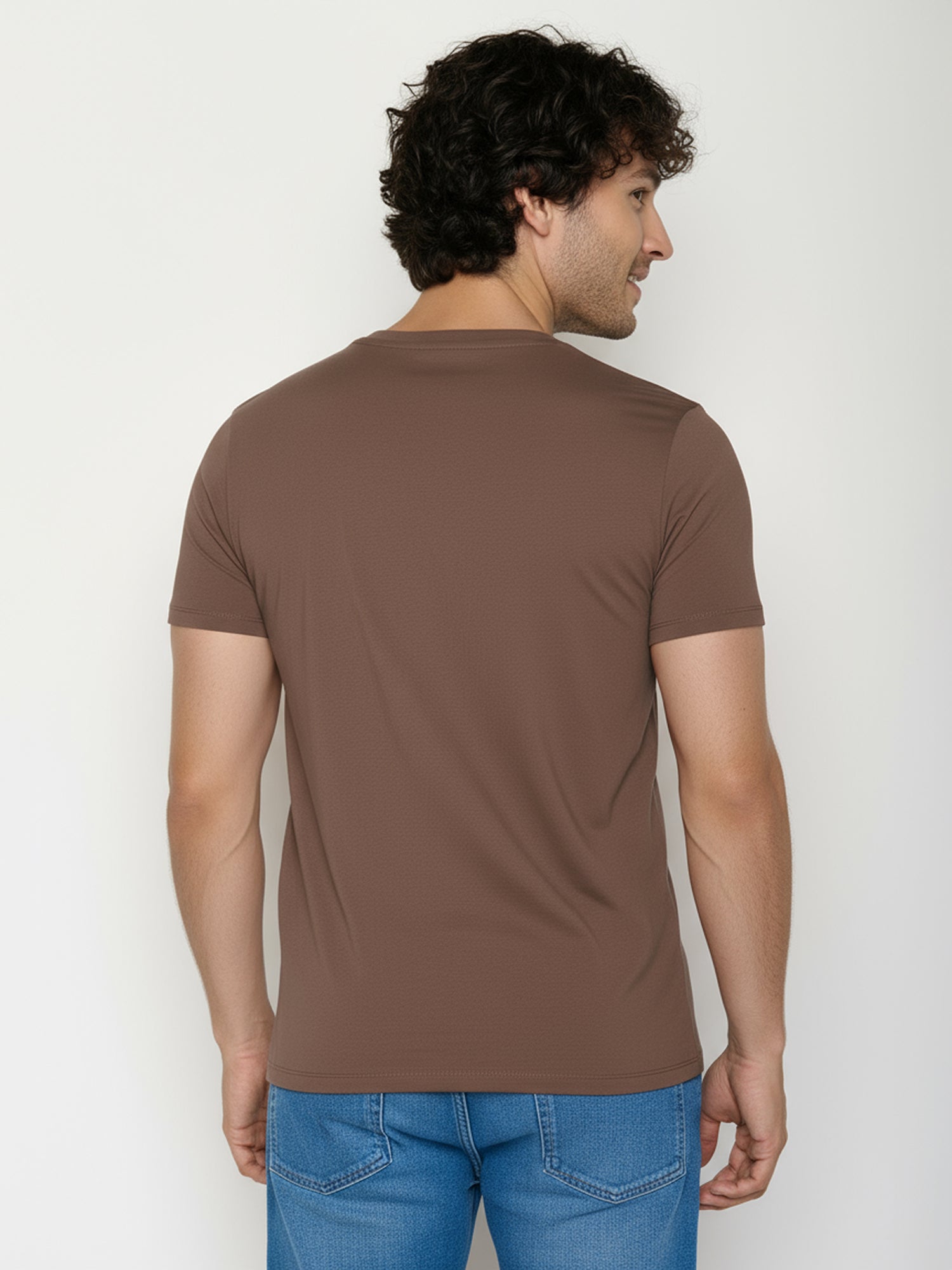 Earth Wood: Sportliches T-Shirt aus Bio-Baumwolle für Herren [25173]