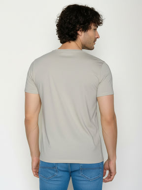 Sandstone: Sportliches T-Shirt aus Bio-Baumwolle für Herren [25183]