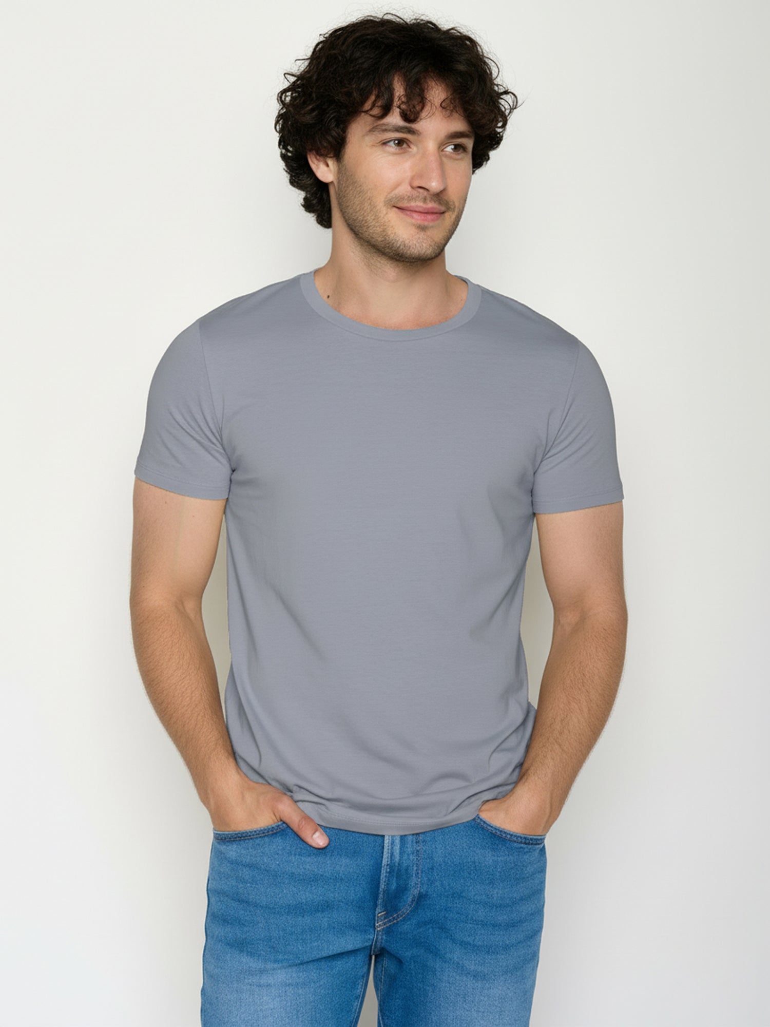 Sea Smoke: Sportliches T-Shirt aus Bio-Baumwolle für Herren [25185]
