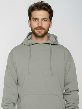 Moos Mint: Gemütlicher Hoodie aus Bio-Baumwolle für Herren [25196]