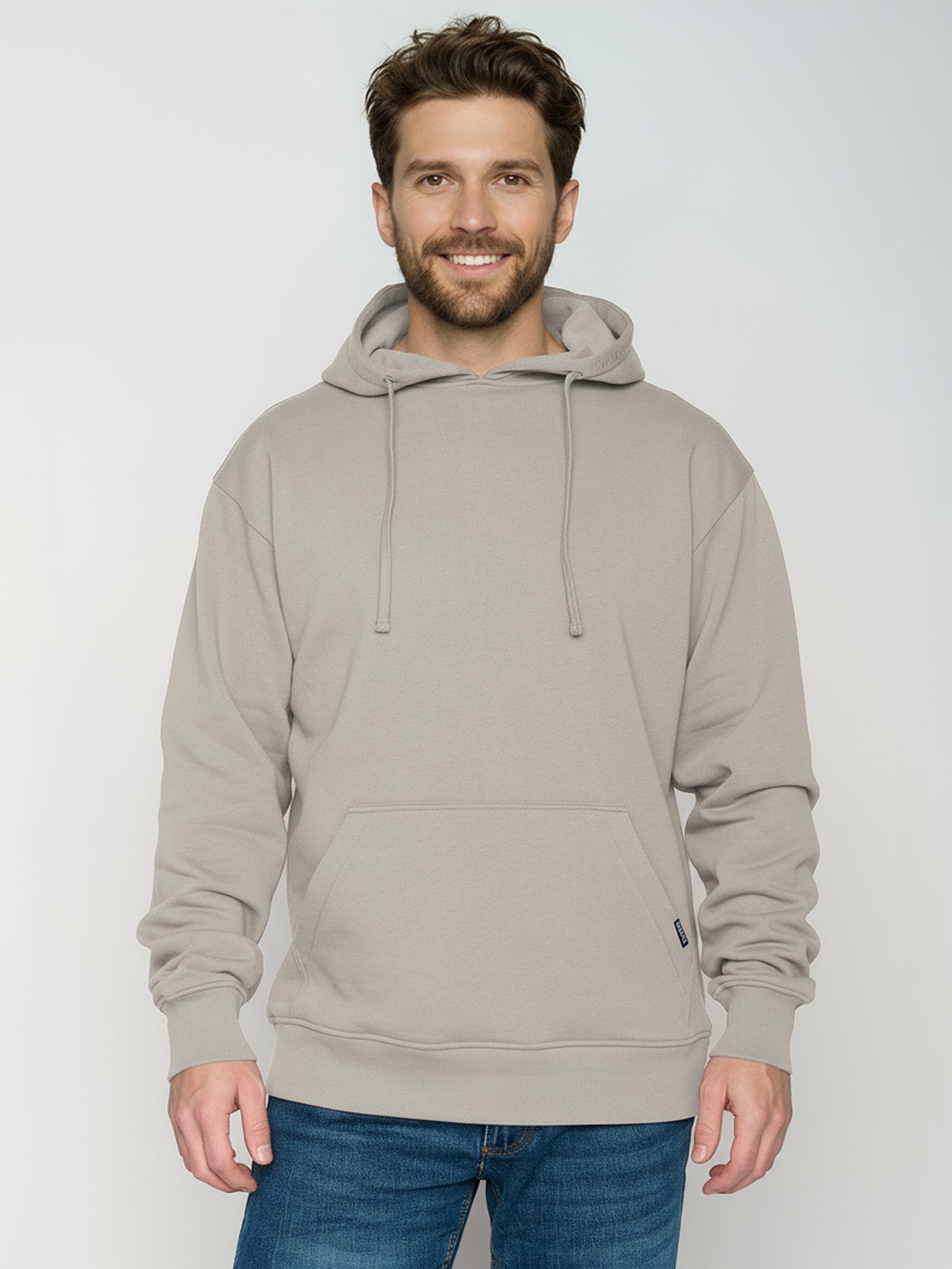 Sandstone: Gemütlicher Hoodie aus Bio-Baumwolle für Herren [25200]