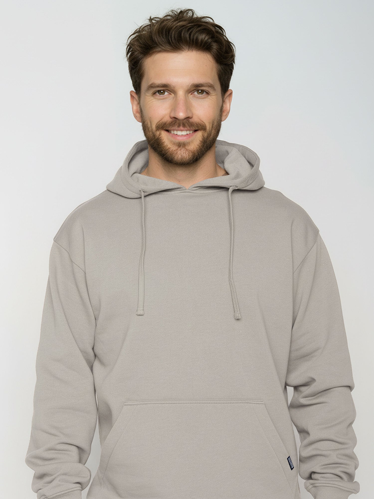 Sandstone: Gemütlicher Hoodie aus Bio-Baumwolle für Herren [25201]