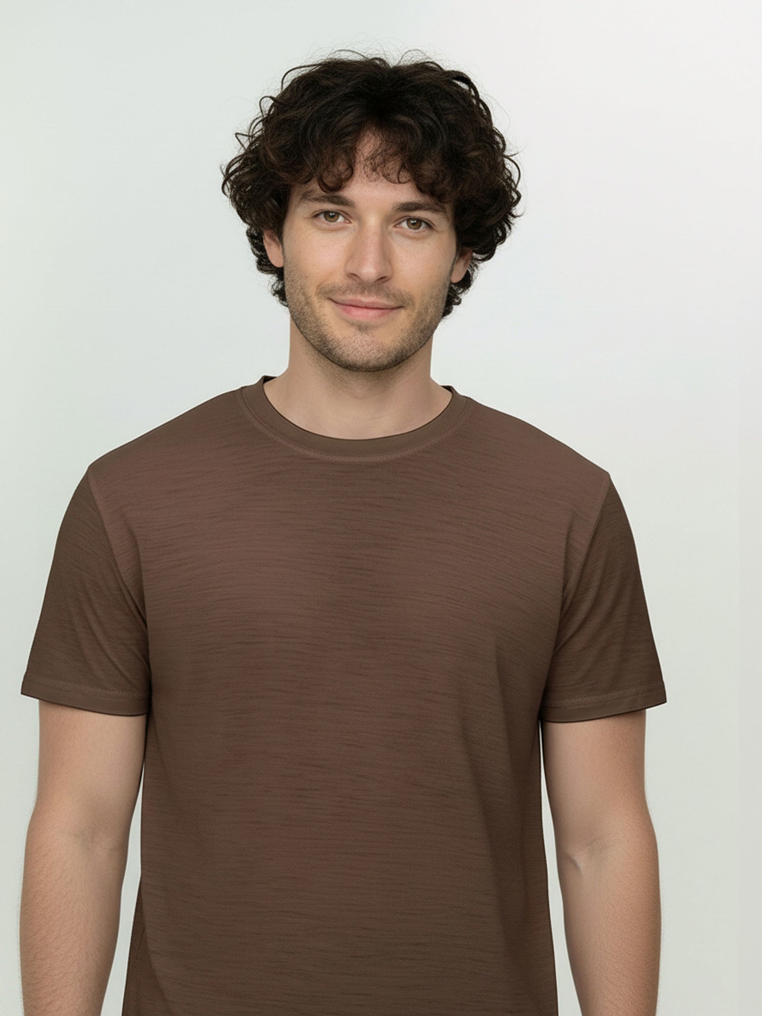 Earth Wood: Funktionales T-Shirt aus Merino-Wolle für Herren [25216]