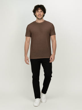 Earth Wood: Funktionales T-Shirt aus Merino-Wolle für Herren [25217]