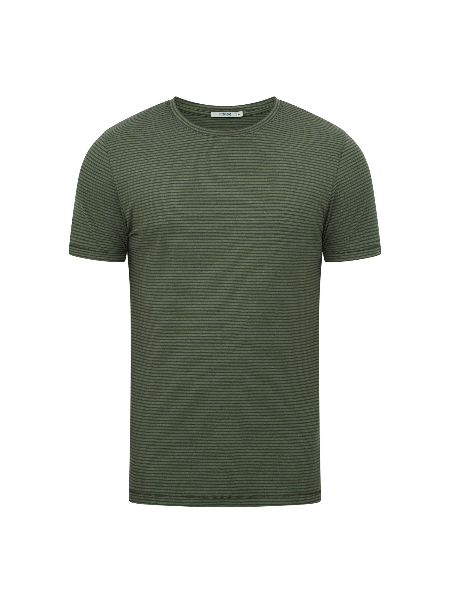 Herb Stripes: Sportliches T-Shirt aus Bio-Baumwolle für Herren [25230]