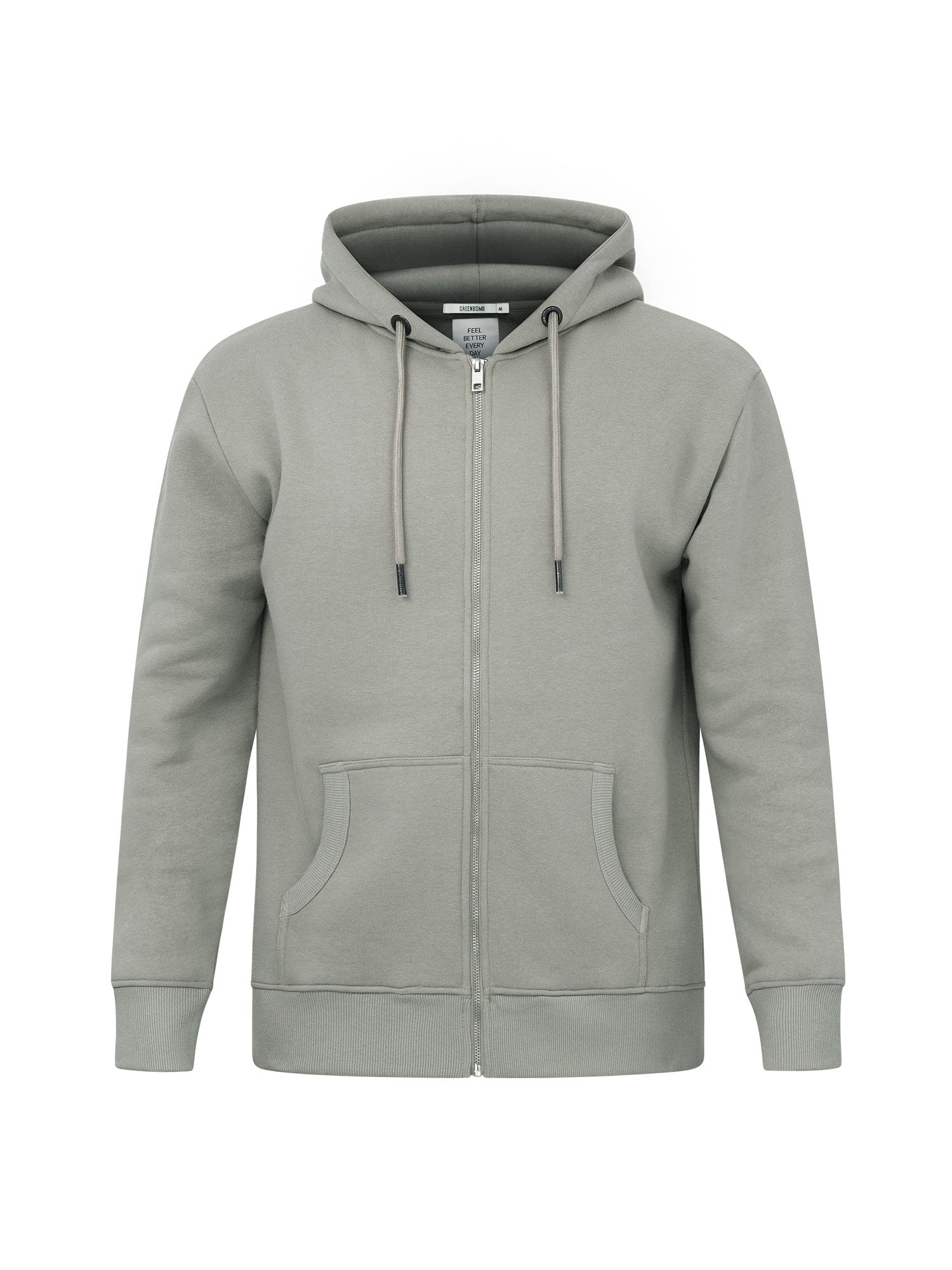 Moos Mint: Lässige Sweatjacke aus Bio-Baumwolle für Herren [25259]