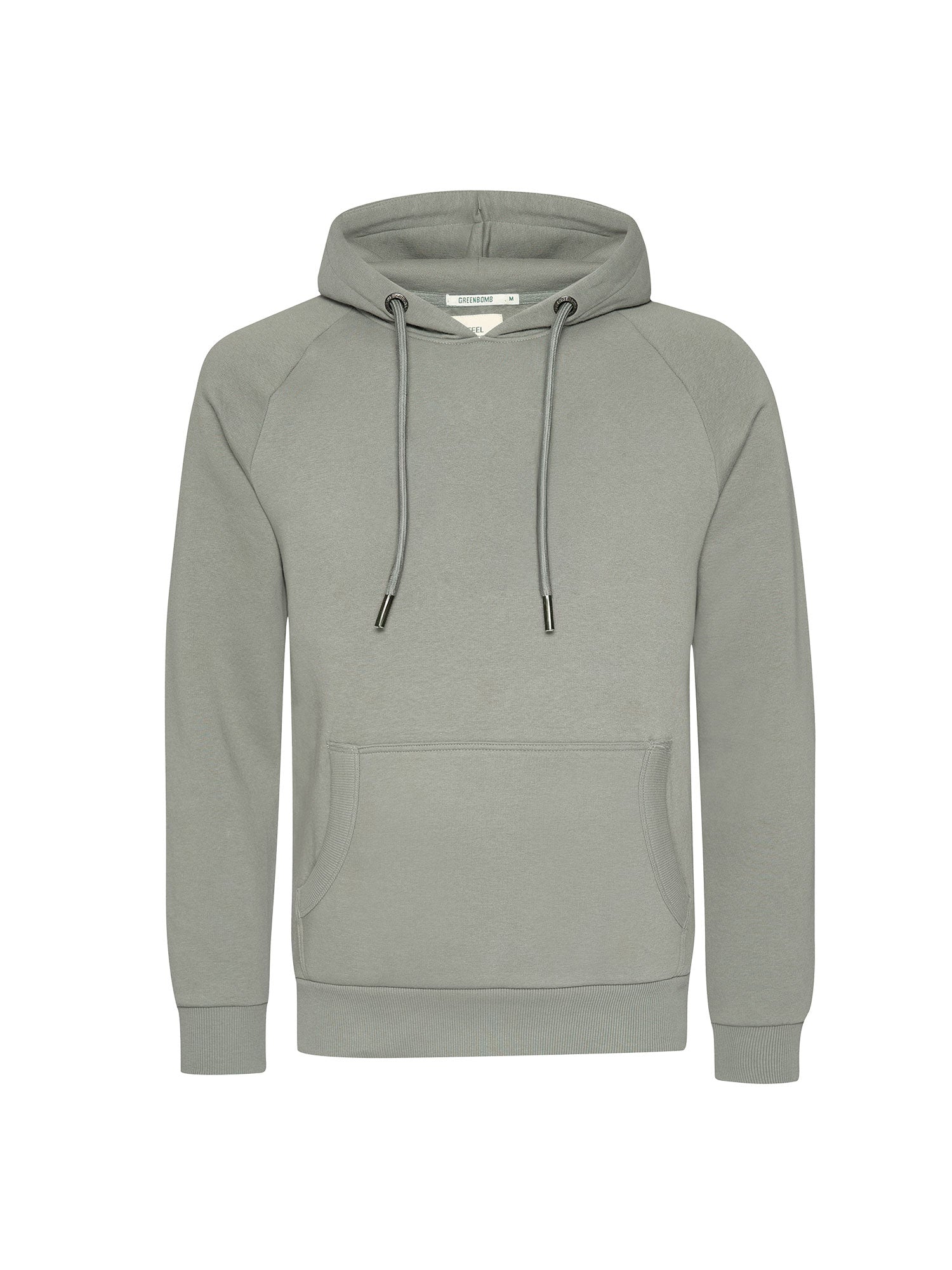 Moos Mint: Hoodie aus Bio-Baumwolle mit Raglan-Arm für Herren [25275]