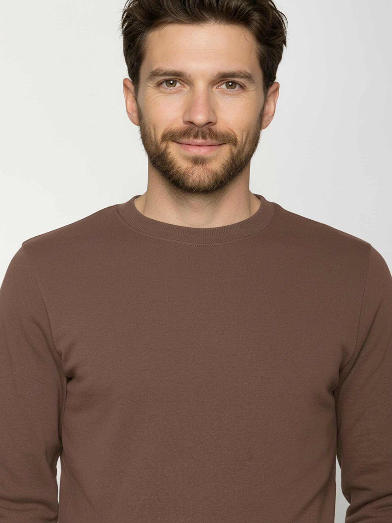 Earth Wood: Gemütliches Sweatshirt aus Bio-Baumwolle für Herren [25287]