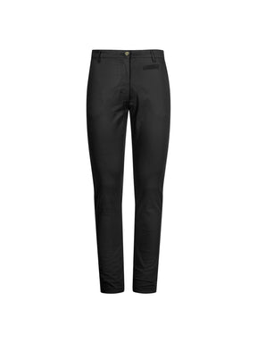 Black: Gemütliche Chino aus Bio-Baumwoll Mix für Damen [25810]