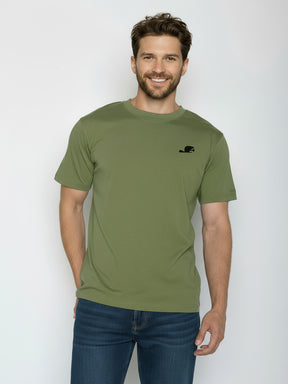 Dark Seed: Lässiges Oversize-T-Shirt aus Bio-Baumwolle für Herren [25811]