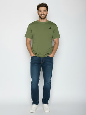 Dark Seed: Lässiges Oversize-T-Shirt aus Bio-Baumwolle für Herren [25813]