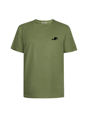 Dark Seed: Lässiges Oversize-T-Shirt aus Bio-Baumwolle für Herren [25815]