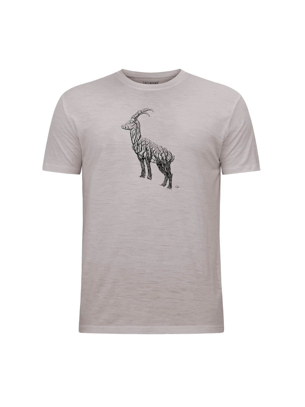 Sandstone: Funktionales T-Shirt aus Merino-Wolle für Herren [25835]