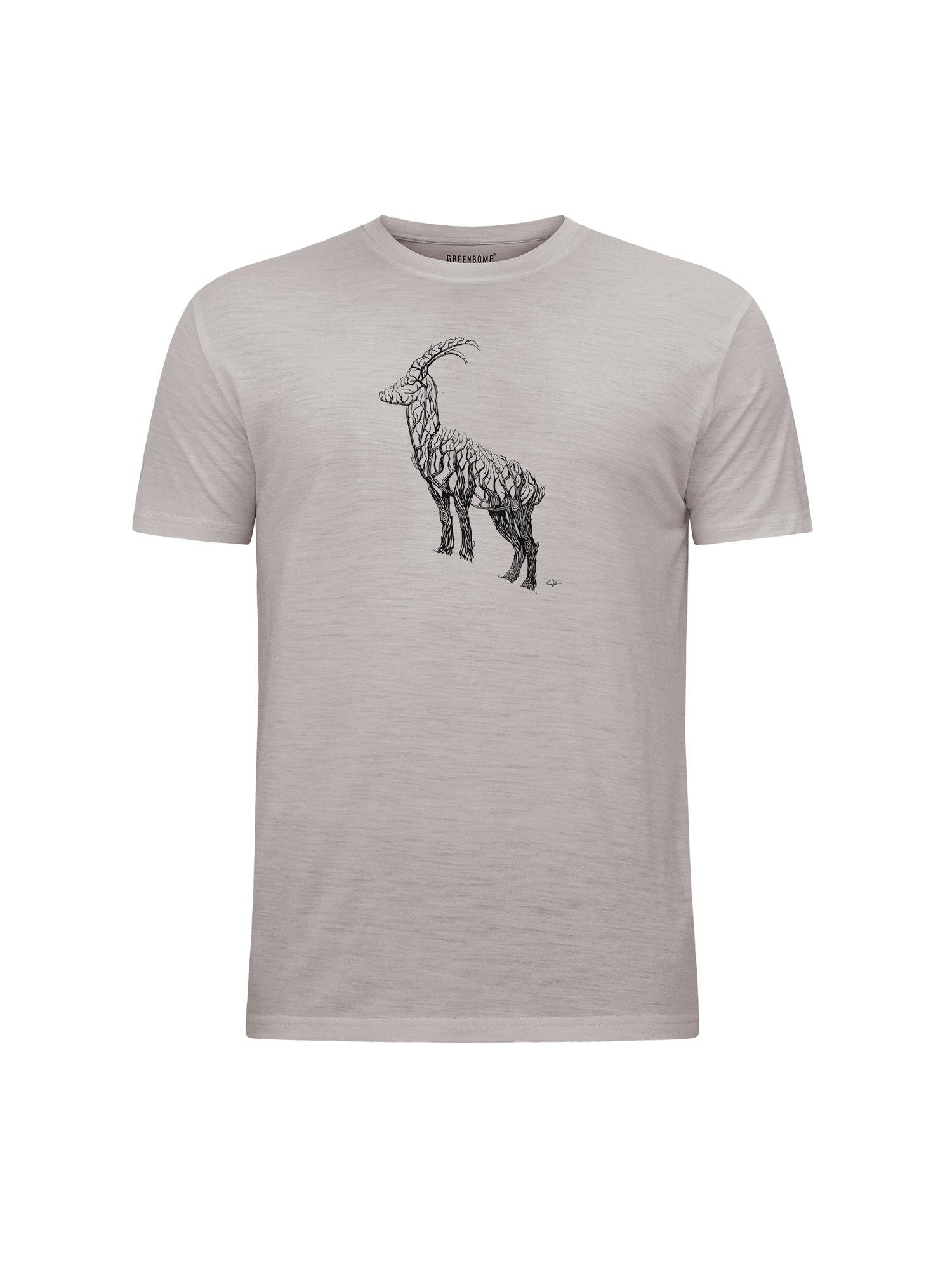 Sandstone: Funktionales T-Shirt aus Merino-Wolle für Herren [25835]