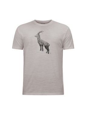 Sandstone: Funktionales T-Shirt aus Merino-Wolle für Herren [25835]