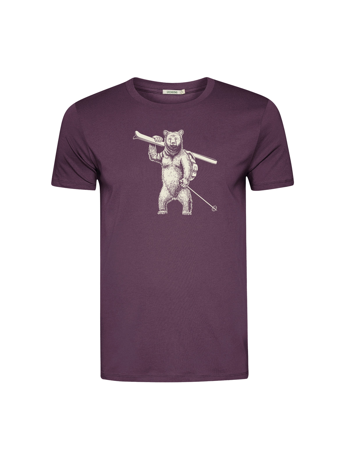Berry Bark: Sportliches T-Shirt aus Bio-Baumwolle für Herren [25851]