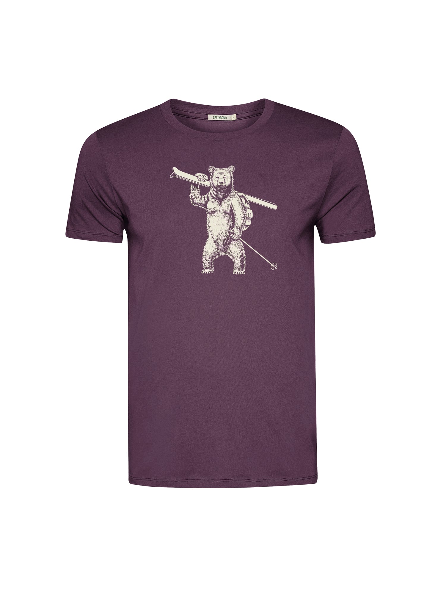 Berry Bark: Sportliches T-Shirt aus Bio-Baumwolle für Herren [25851]