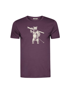 Berry Bark: Sportliches T-Shirt aus Bio-Baumwolle für Herren [25851]