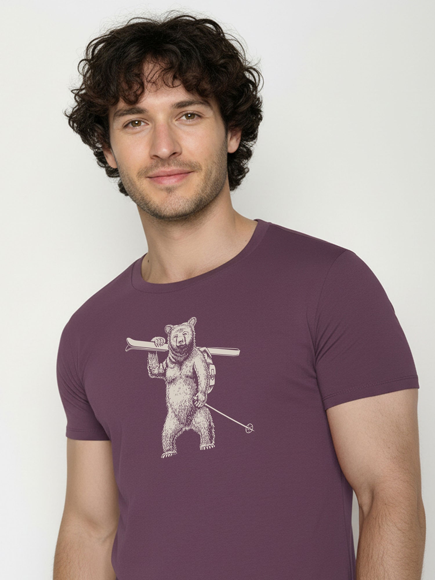 Berry Bark: Sportliches T-Shirt aus Bio-Baumwolle für Herren [25853]