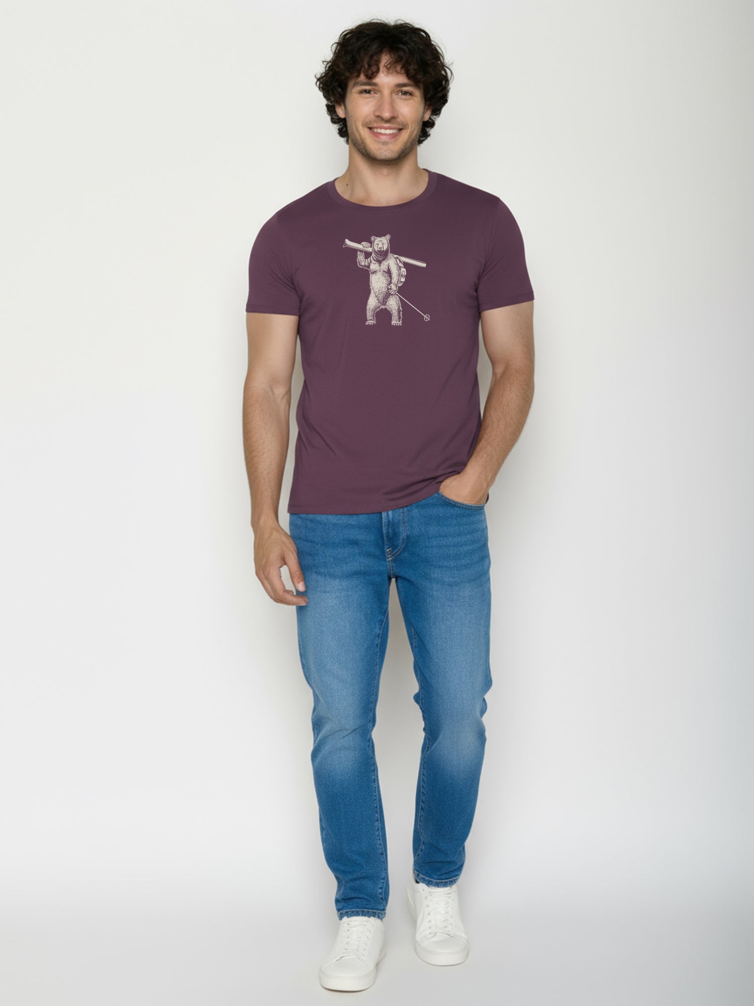 Berry Bark: Sportliches T-Shirt aus Bio-Baumwolle für Herren [25854]