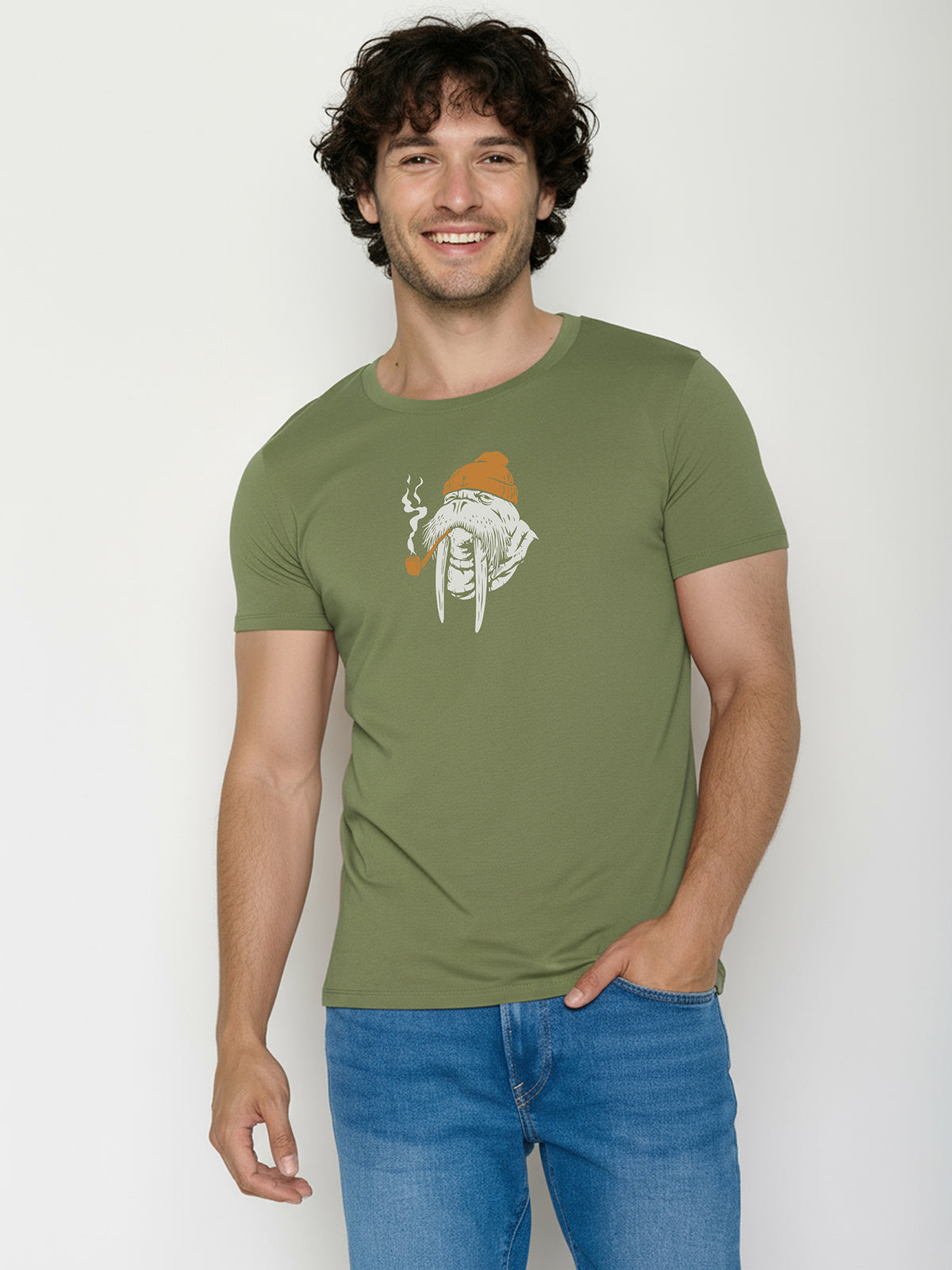 Dark Seed: Sportliches T-Shirt aus Bio-Baumwolle für Herren [25856]