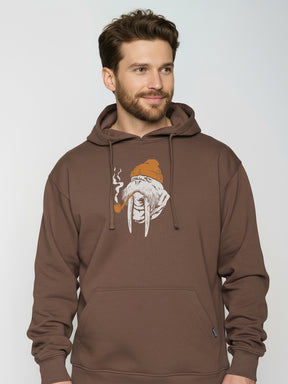 Earth Wood: Gemütlicher Hoodie aus Bio-Baumwolle für Herren [25862]