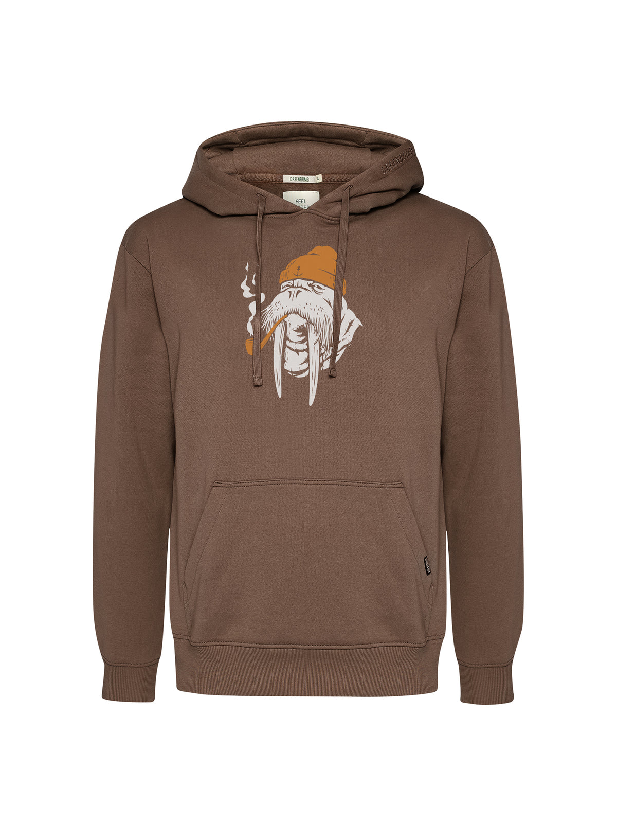 Earth Wood: Gemütlicher Hoodie aus Bio-Baumwolle für Herren [25865]
