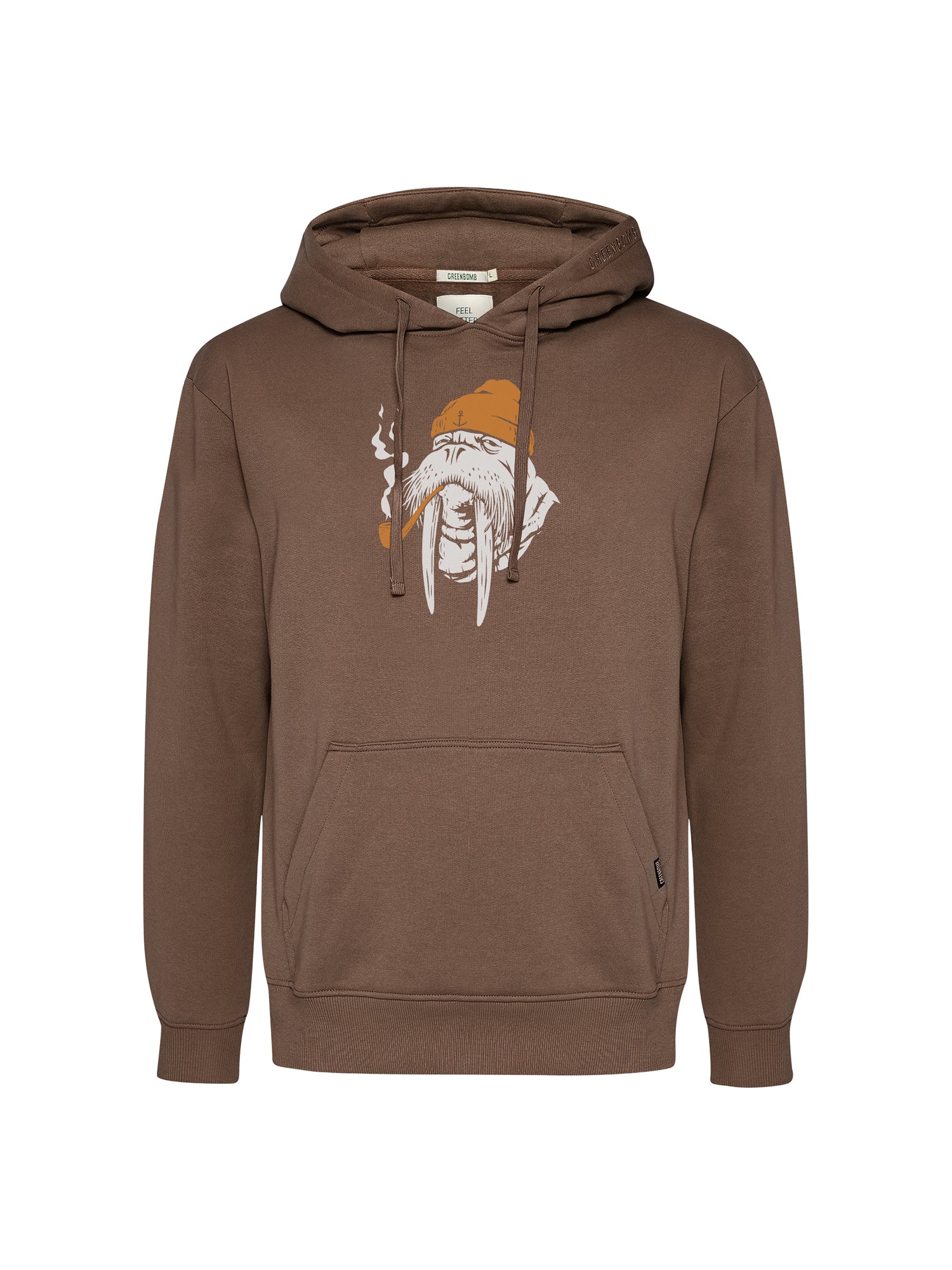 Earth Wood: Gemütlicher Hoodie aus Bio-Baumwolle für Herren [25865]