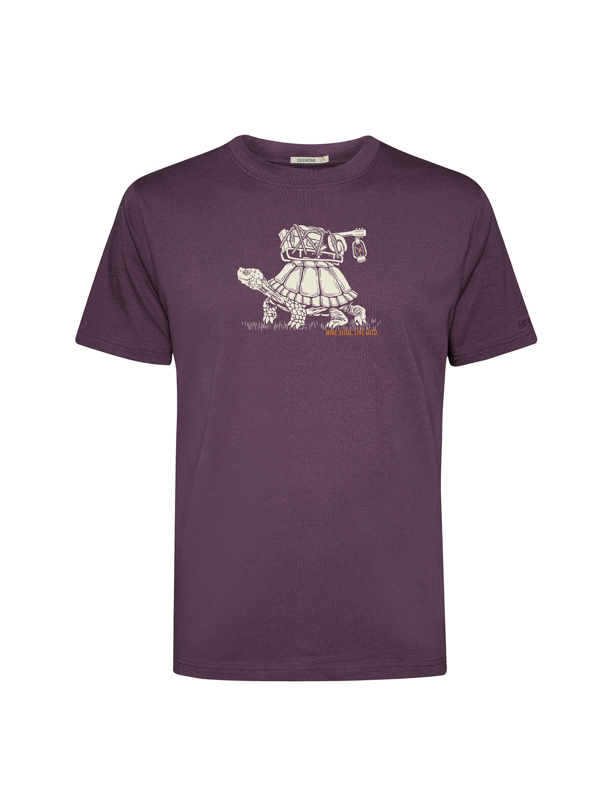 Berry Bark: Lässiges Oversize-T-Shirt aus Bio-Baumwolle für Herren [25880]